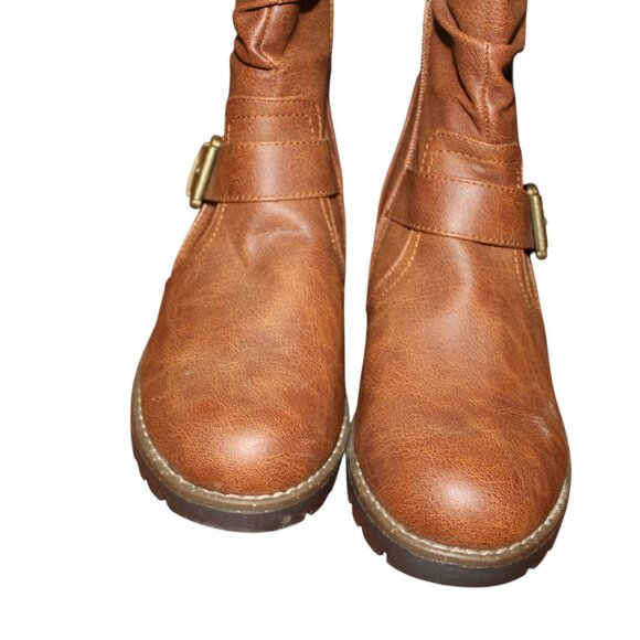 BOOT SALE!!! Hawkwell Combat Fashion Side Zipper Buckle Ankle Booties 7 NWT - Picture 5 of 14